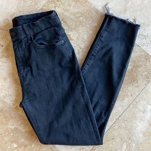 Mother High Waisted Tie Bow Jeans in Black